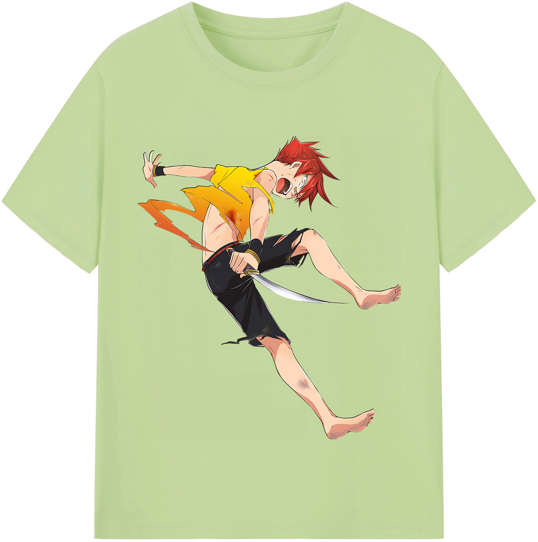 （画像用） 刀剣乱舞 Touken Ranbu 綿100％半袖Tシャツ（フロントプリント）